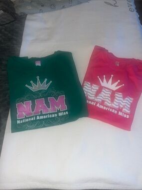 NAM National American Miss Kids Short-Sleeve Tee in Green